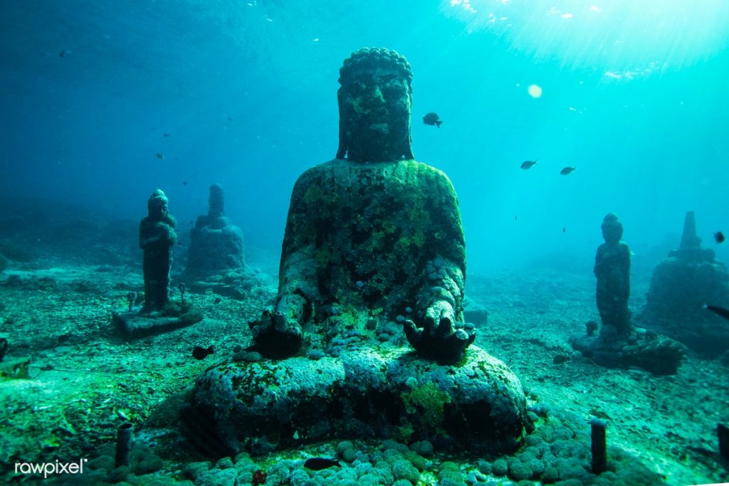 Underwater Statues In Bali