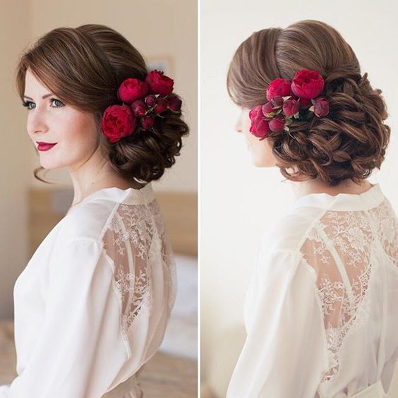 Side Buns Wedding Hairstyles