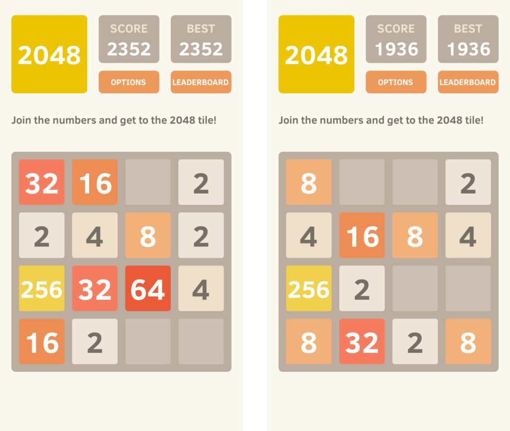2048 Best Mobile Games
