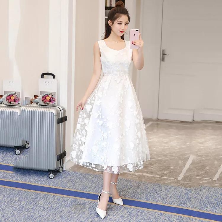 chanel dress white