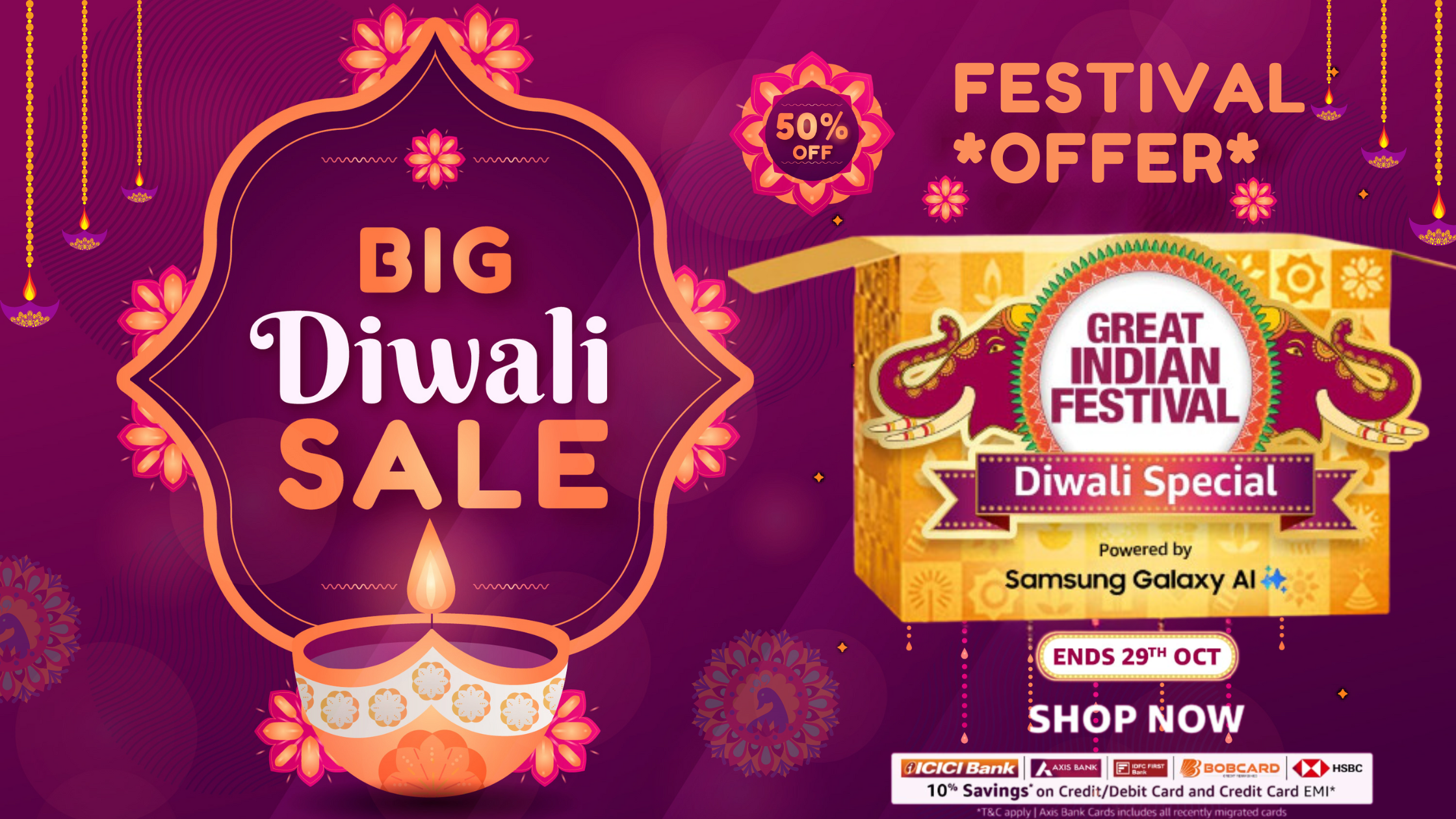 The Great Indian Festival Amazon Diwali Sale 2024