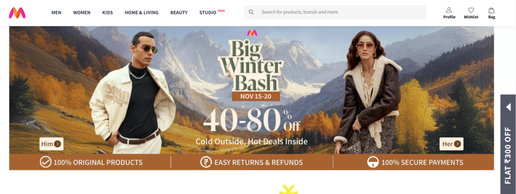 myntra year end sales 