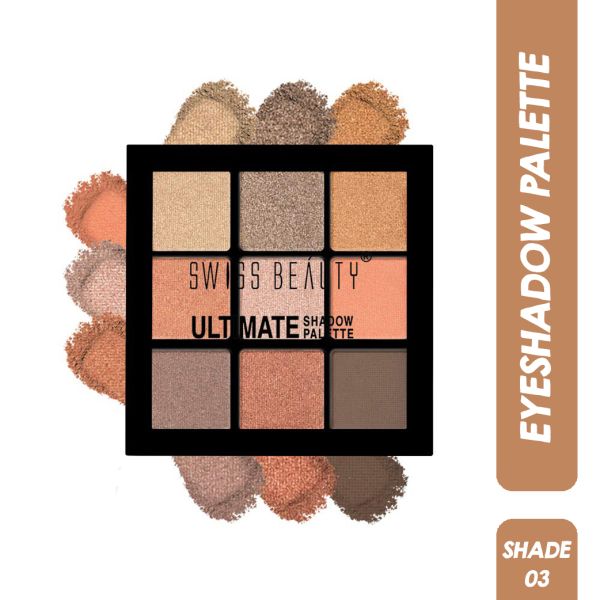 SWISS BEAUTY EYESHADOW PALETTE FOR BEGINNER